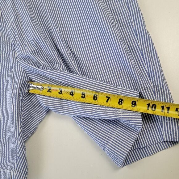 Polo Ralph Lauren Shorts Men’s 40 Blue White Stripe Seersucker Golf - Picture 4 of 9